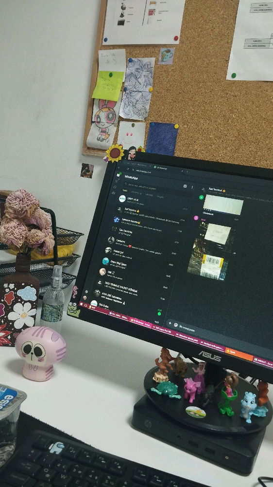 şirket bilgisayarında whatsappı açık bırakacak kadar heyecansız bir hayat..