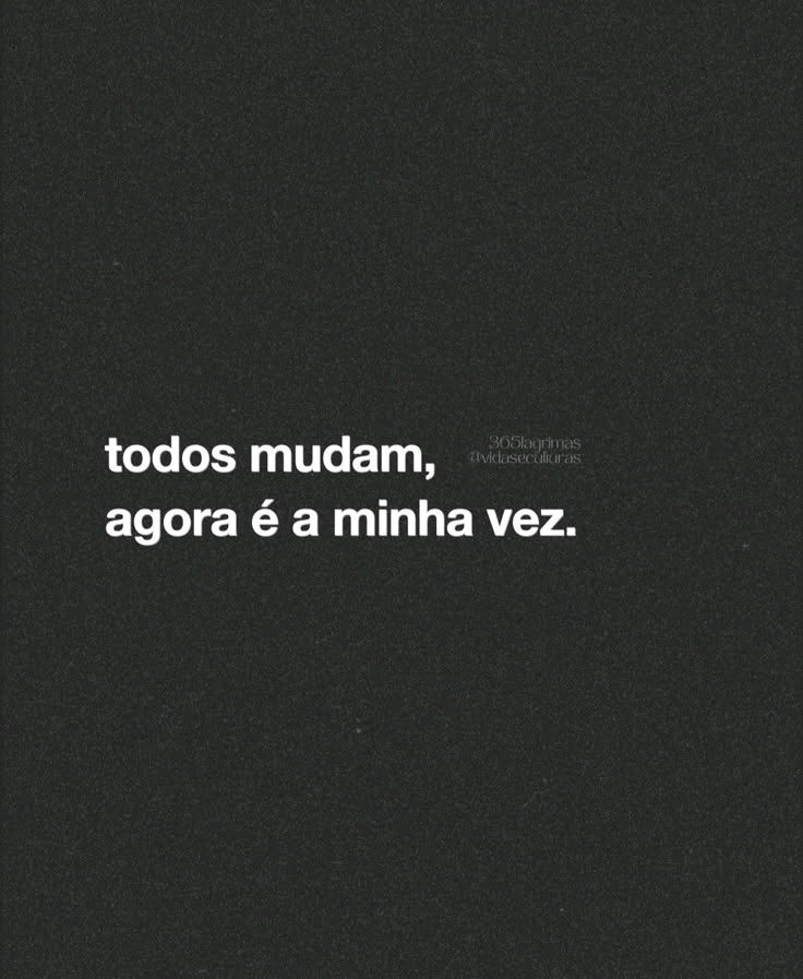 Estou cansada...