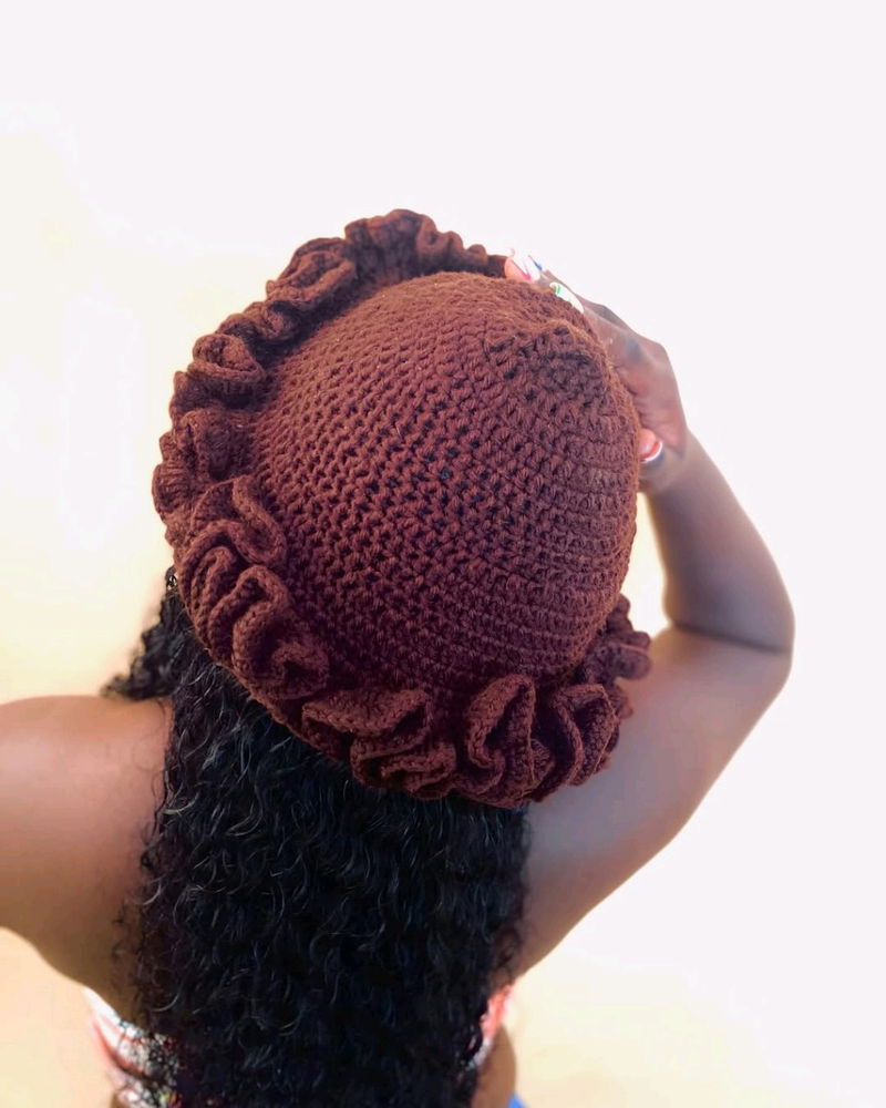 Este gorro lo hice a mano💌
