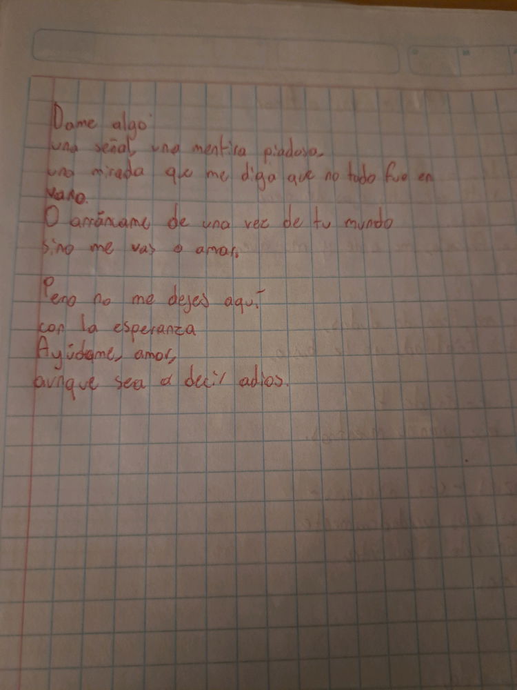 "No me vas a amar"