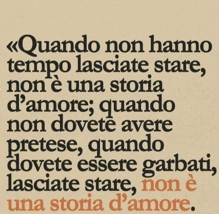 E non è nemmeno amicizia