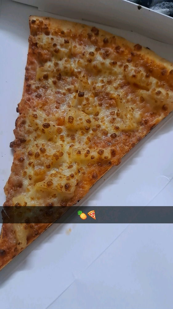 Tried 🍍 on 🍕 today