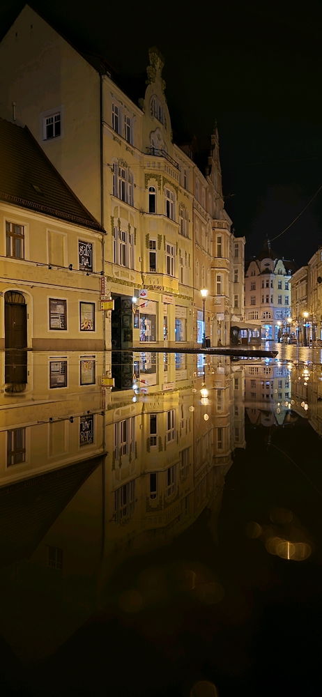 Deptak deszczową porą