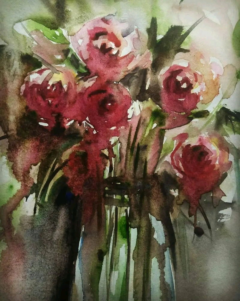 Watercolor on paper