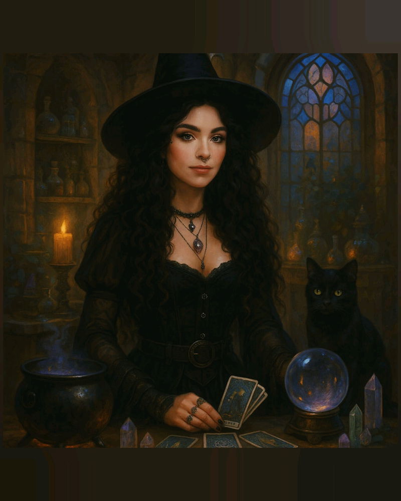 Qué bella bruja 🖤