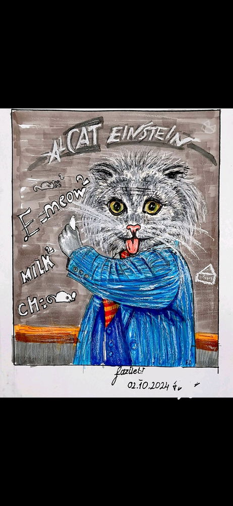 Albert Einstein kedi olsaydı:)
