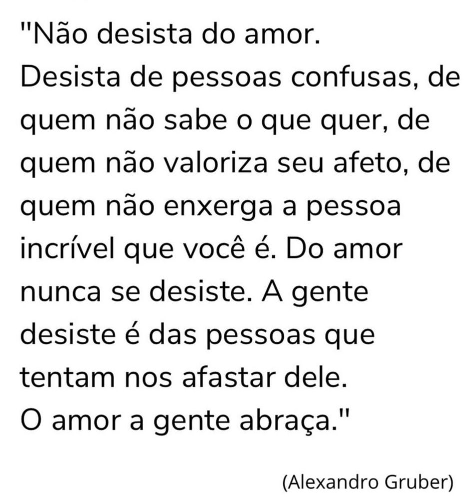 Faz sentido?