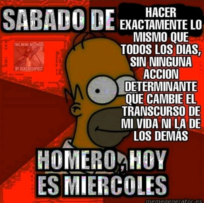 Hoy si es sábado al fin 🙏🏻