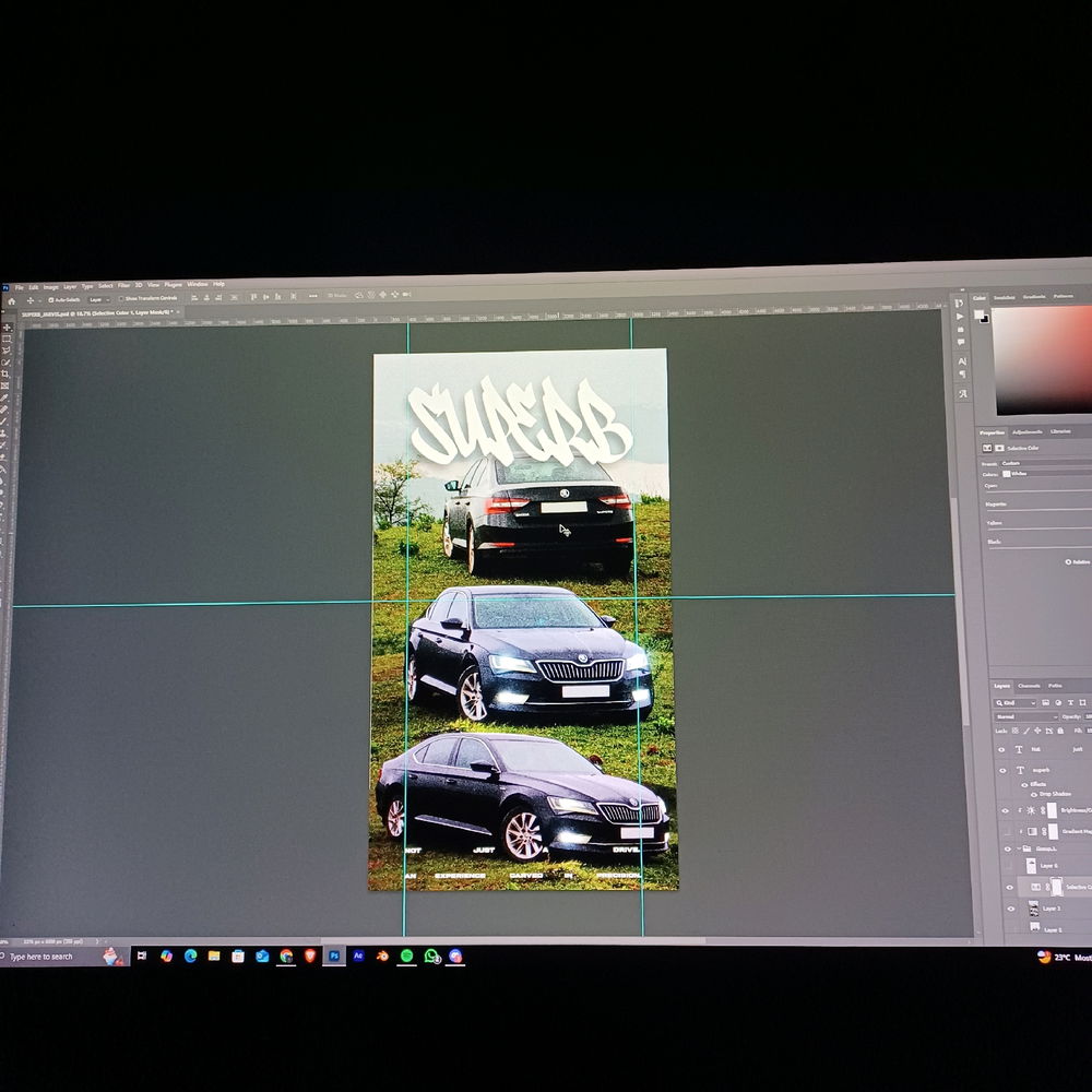 Poster designing