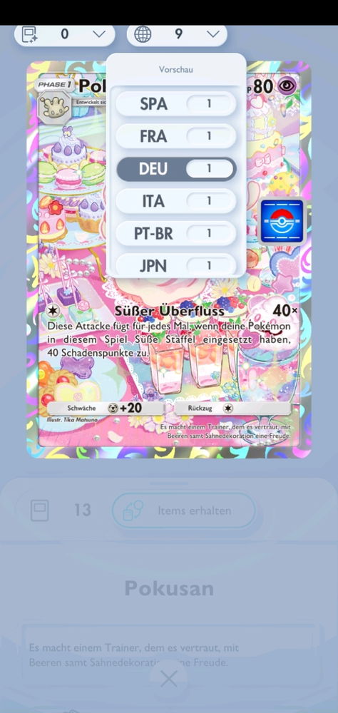 Got alcremie in different languages