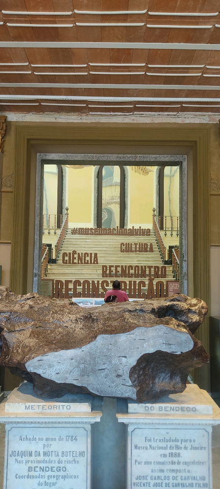Museu nacional / exposição entre gigantes