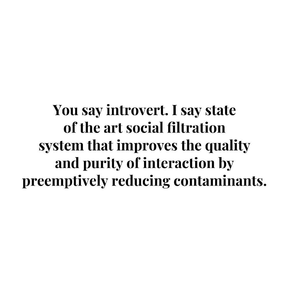 Less contamination.