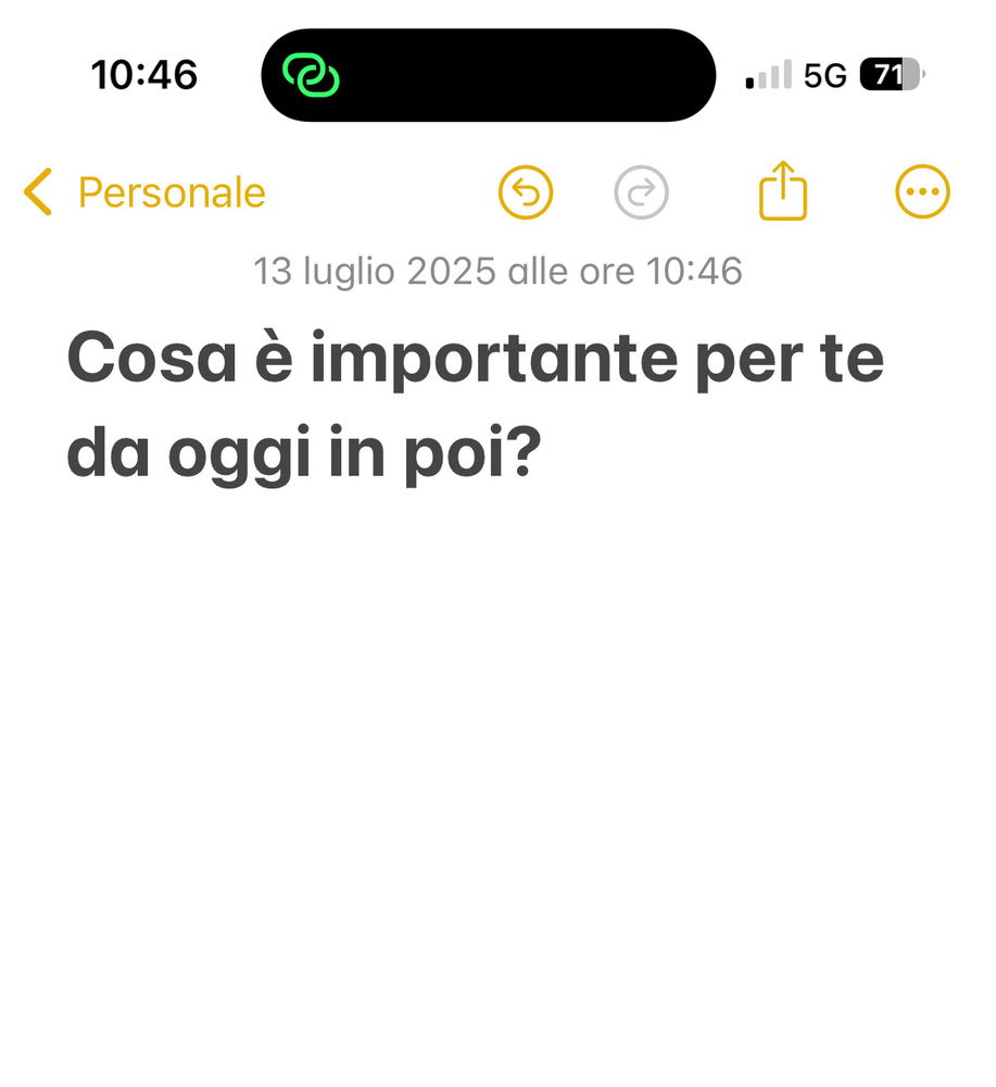 Piccola riflessione di oggi