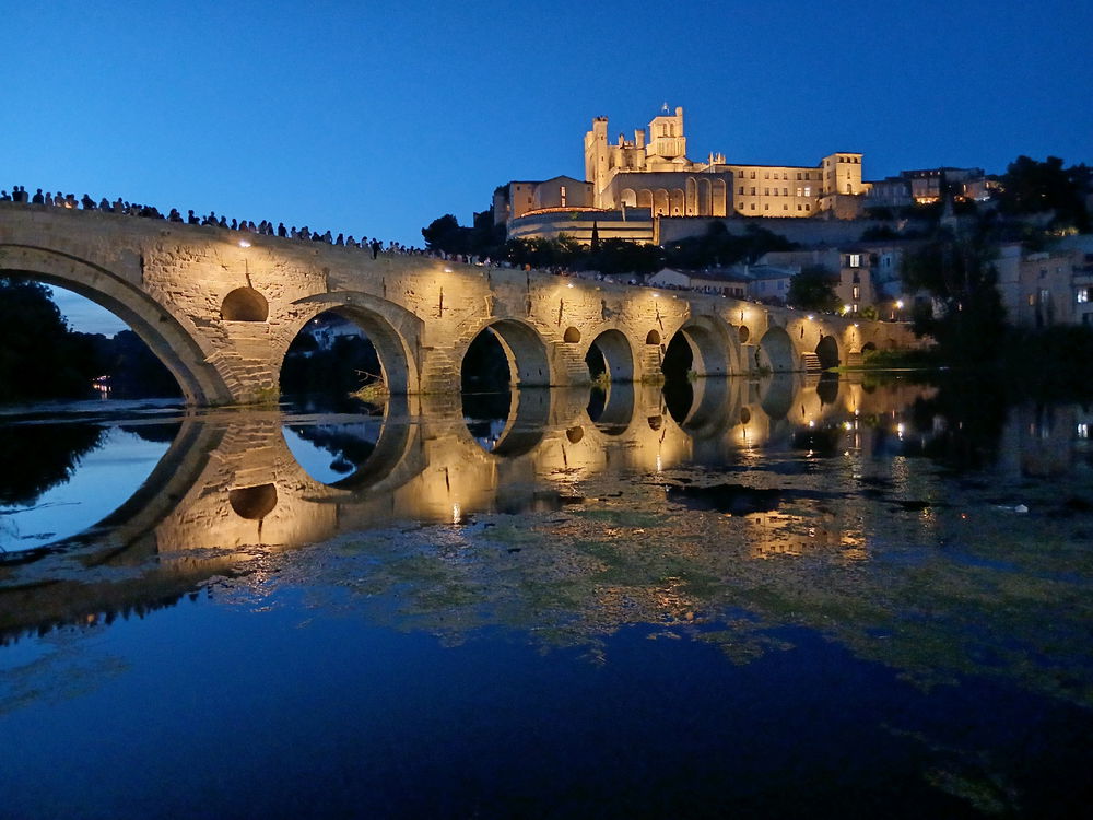 Beziers avant le feux d'artifice