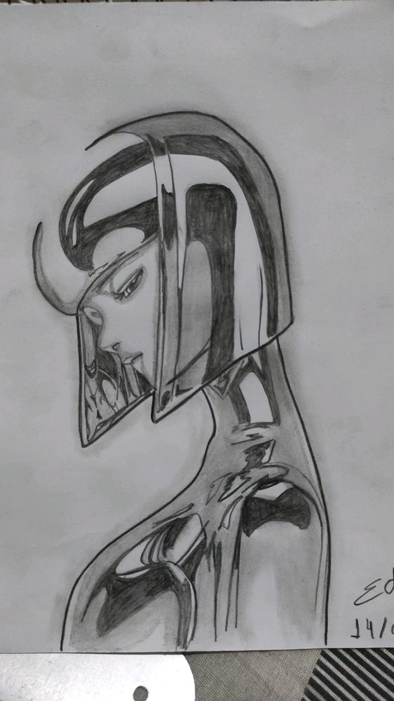 Garota metálica 🖌️🎨