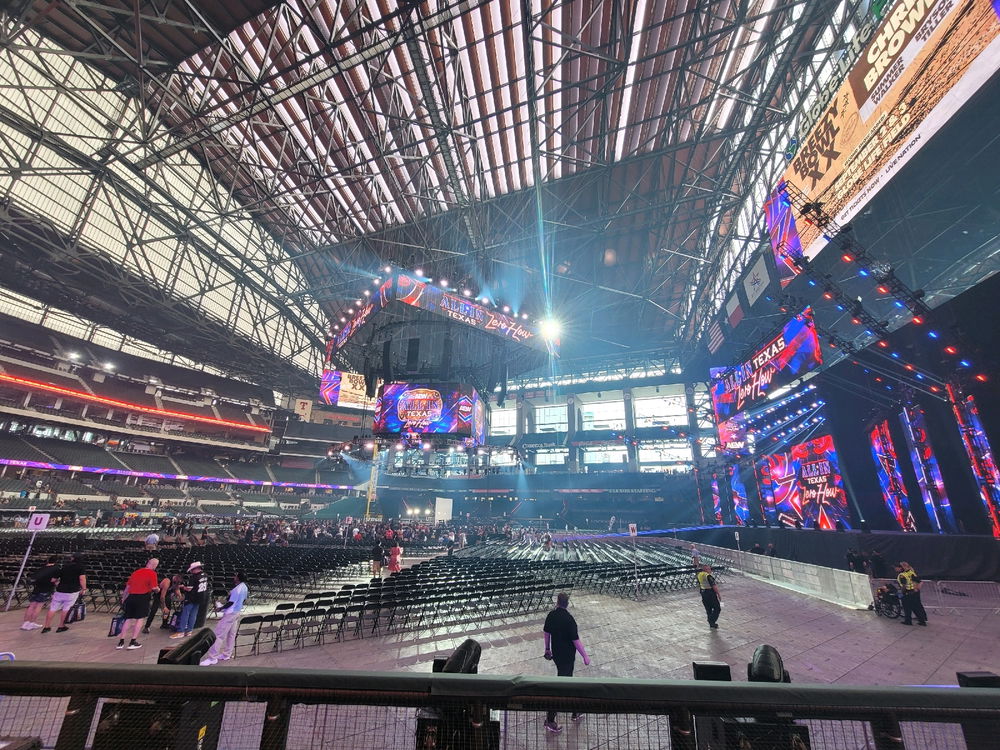 Was at AEW all in texas