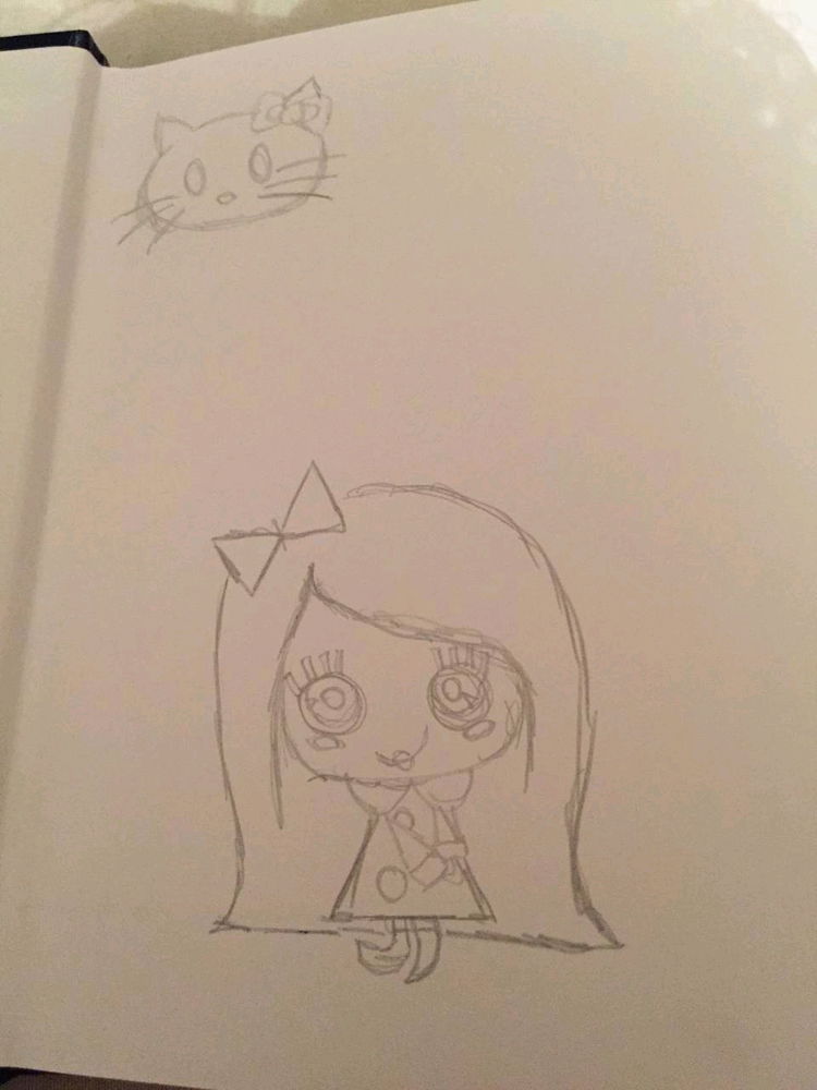 De uma pausa e olhe meus desenhos.