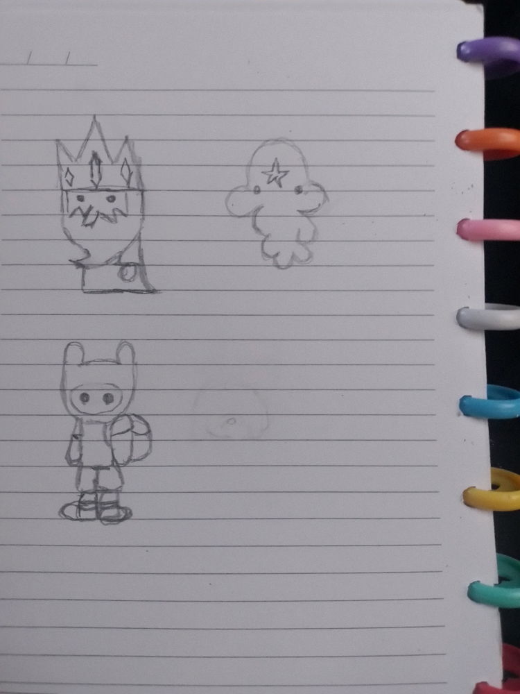 De uma pausa e olhe meus desenhos.