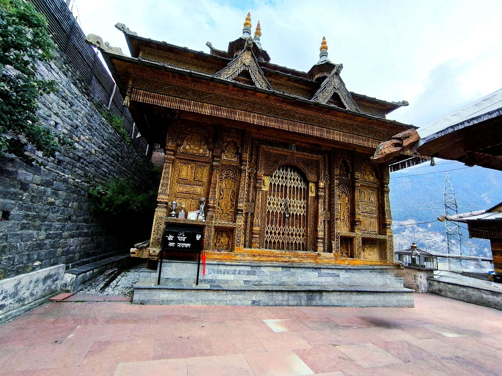 Fully wooden made temple