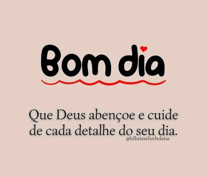 E lá vamos nós mais uma semana se inicia uma segunda abençoada pra nós