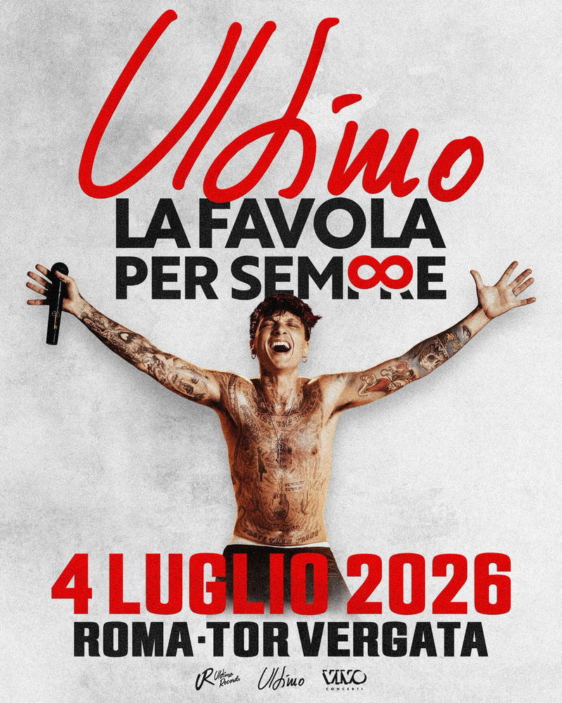 Amici Per il raduno di Ultimo Domani usciranno biglietti per il
Grande evento 4 luglio 2026 ❤️🫶🏻