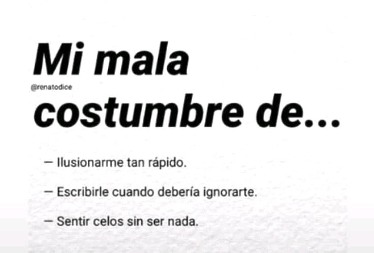 Sentimientos por lo que no llegara a nada