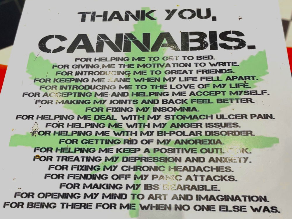 A note printed on a table I once saw in a café..