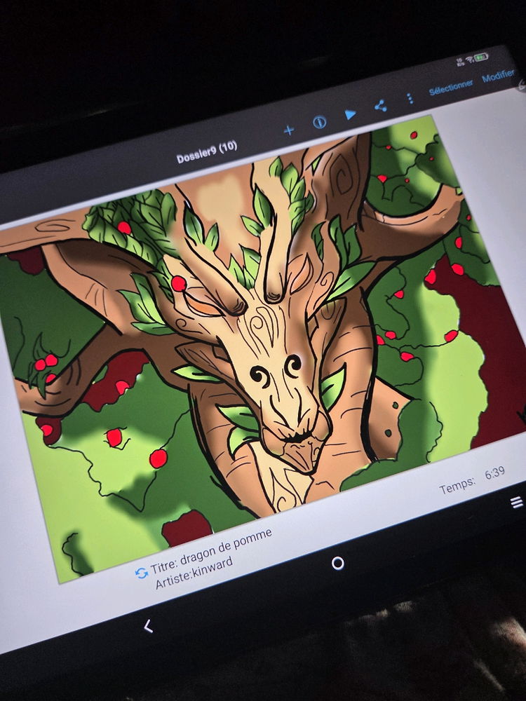 Dragon de pomme