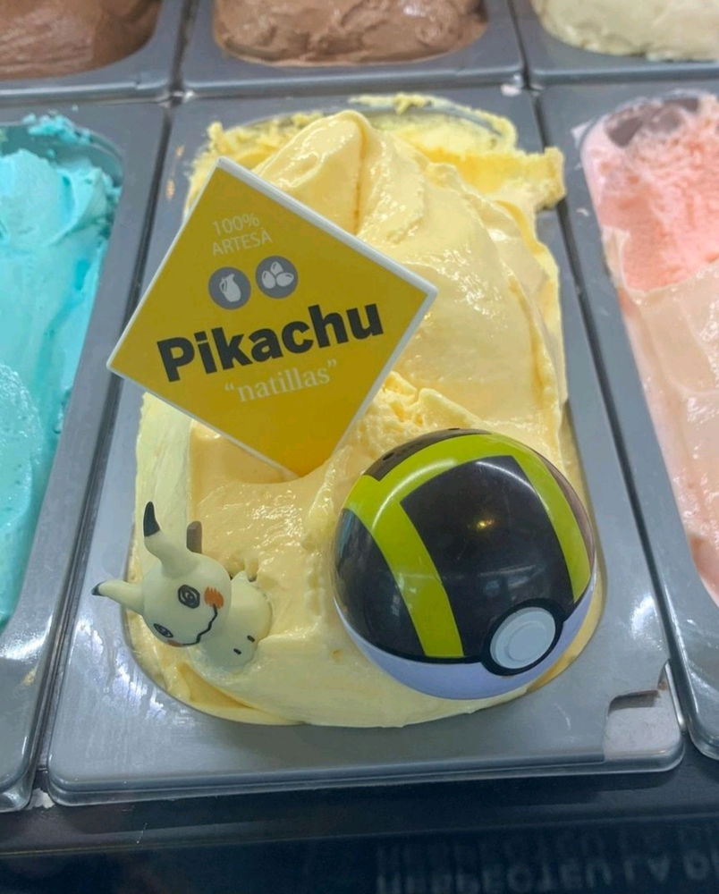 Je vous propose un sorbet au pikachu, elle va vous électrisé les papilles vous verrez