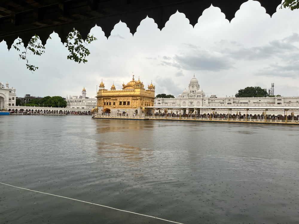 Golden view of the golden temple