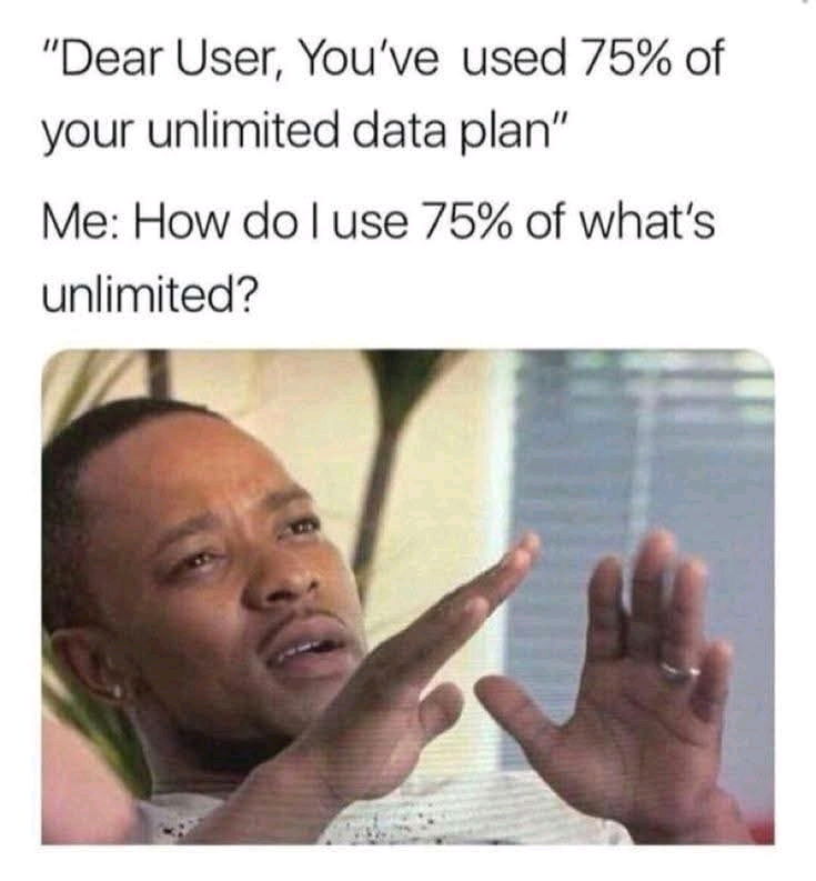 It just...