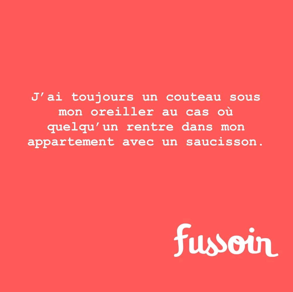 Il faut toujours être prêt.