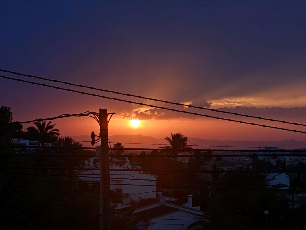 Over Denia a few days ago