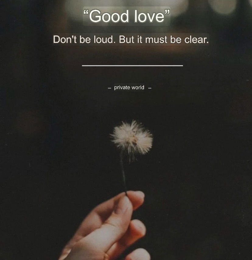 Good love 😊
