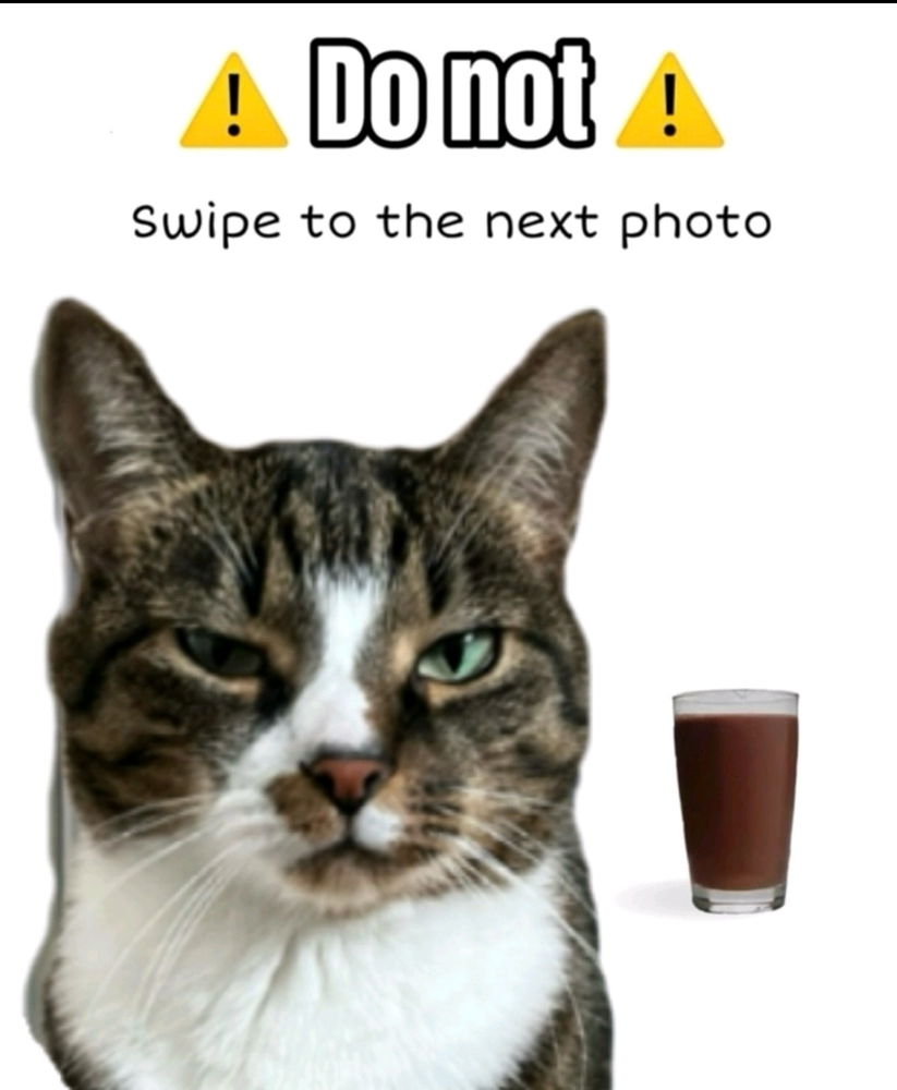 Do not swipe 😾