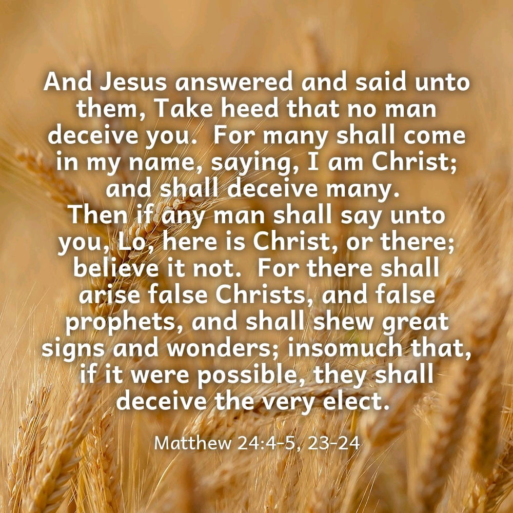 TEST THE SPIRITS AND EXERCISE SPIRITUAL DISCERNMENT