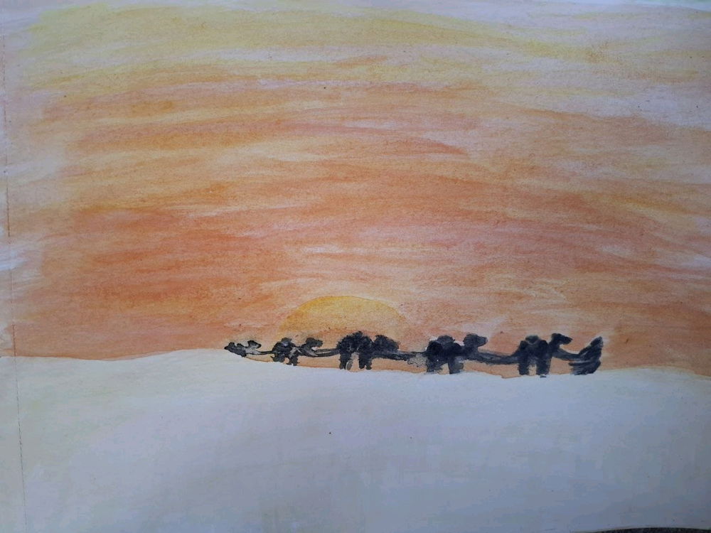 Desert (before and after)