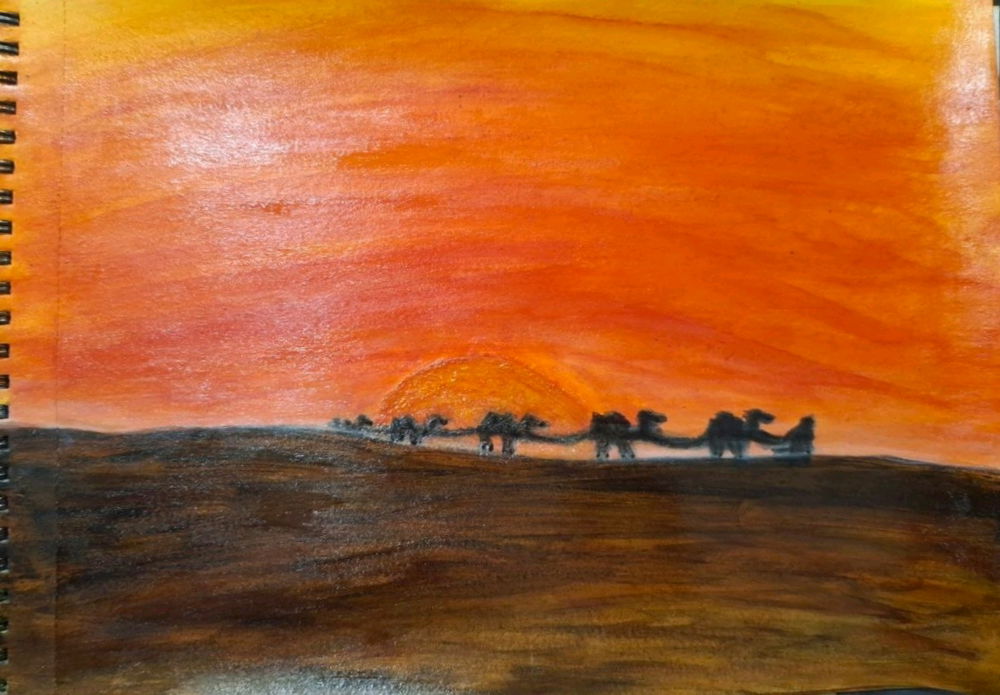 Desert (before and after)