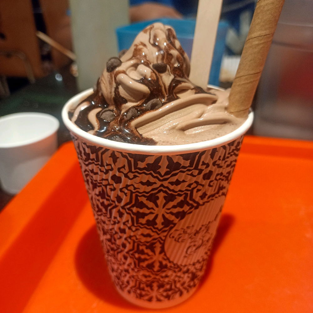 Choco Shake with Ice cream 🍦