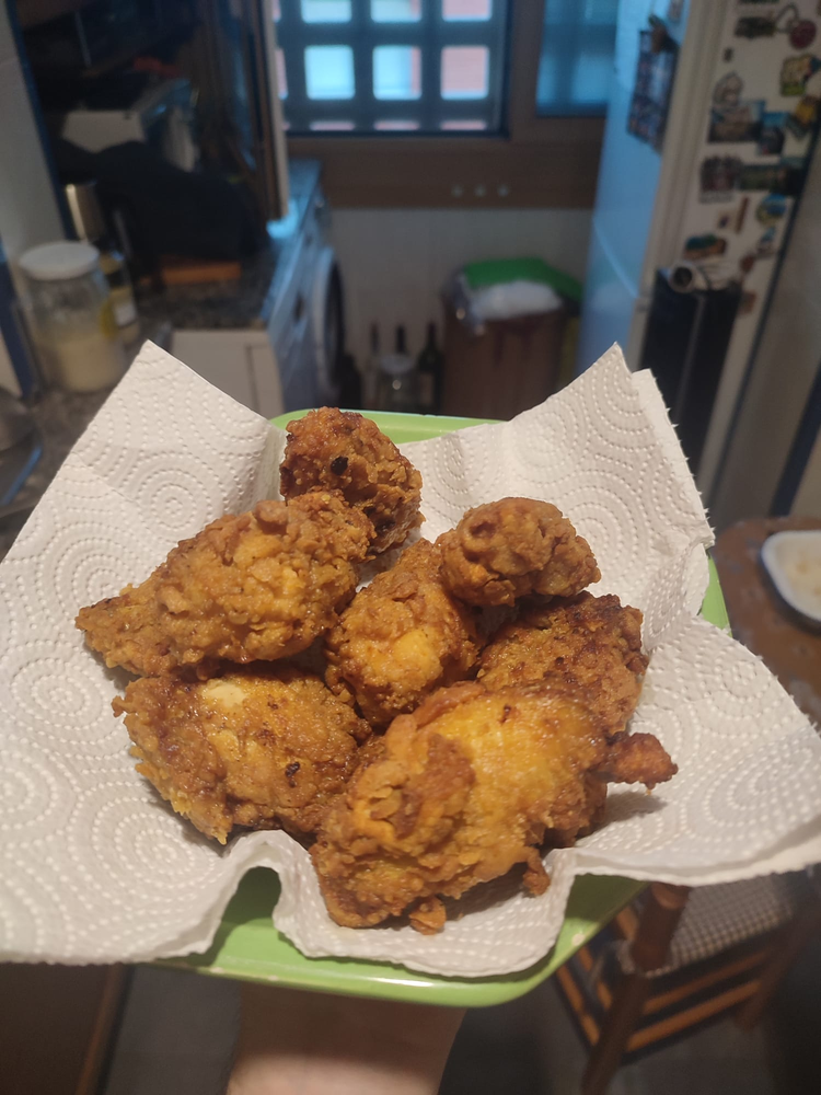 Tremendo pollito sabroso me acavo de preparar
