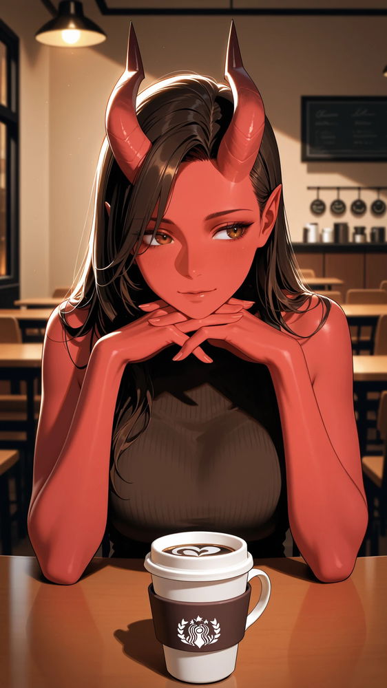 Little demon with a pescefull heart