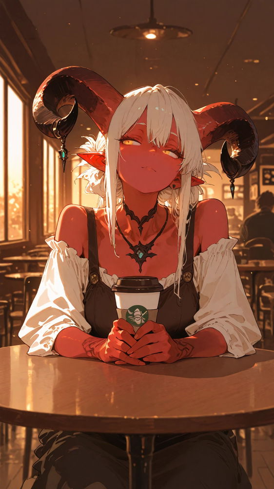 Little demon with a pescefull heart