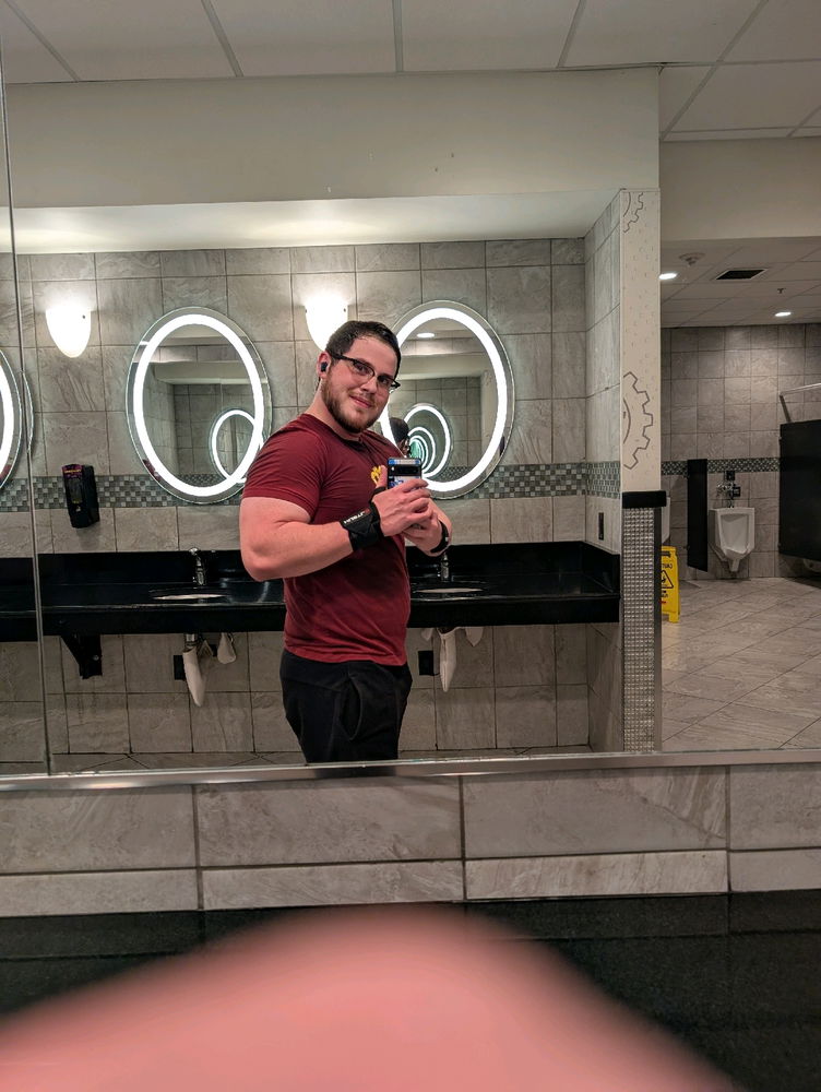 Finally got my bench to 150 pounds, 6-8 reps, 3 sets!