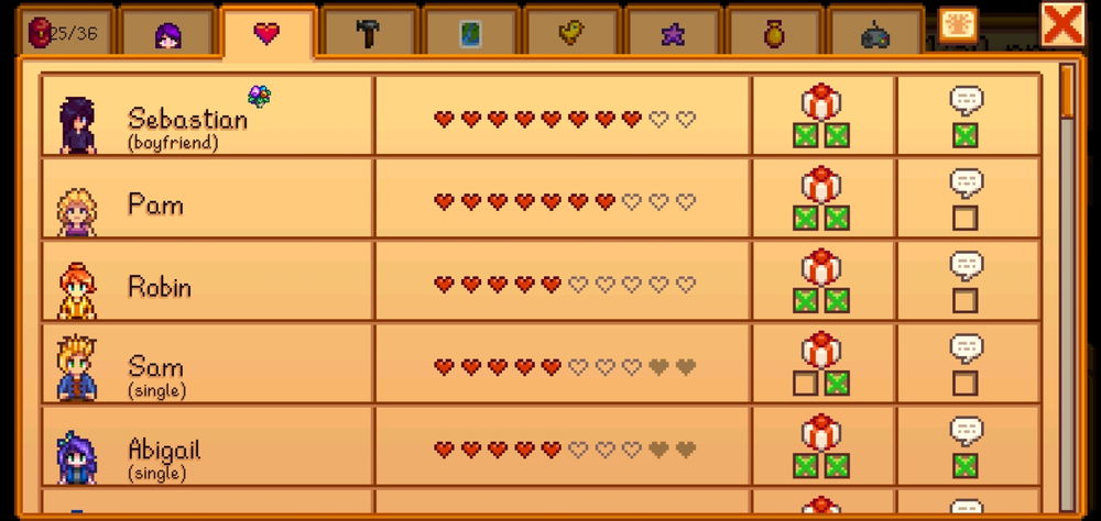 Yes! I made Sebby my bf on Stardew valley. I'm unreasonably happy about this 💀