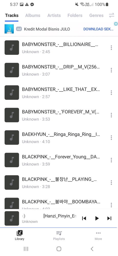 I-pop, C-Pop, K-pop, T-pop

Di hp kku cuma pux 1 lagu indo za sisax lagu China, Korea, Jepang, Thailand, Bollywood, western 😂

~ 블랙핑크(blink)  
~ 스트레이 키즈 (stay)