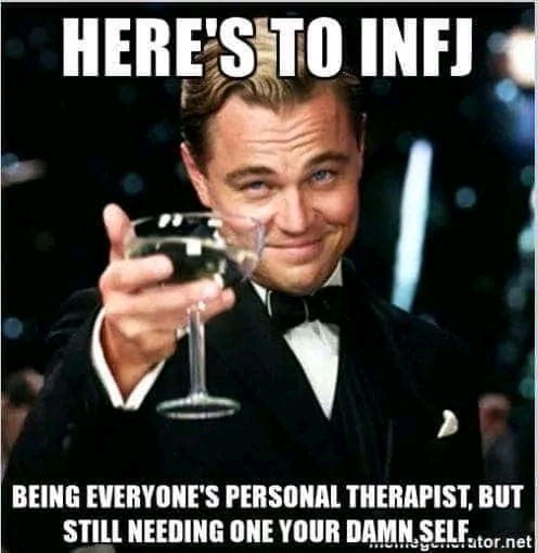 To my fellow INFJs 🍸