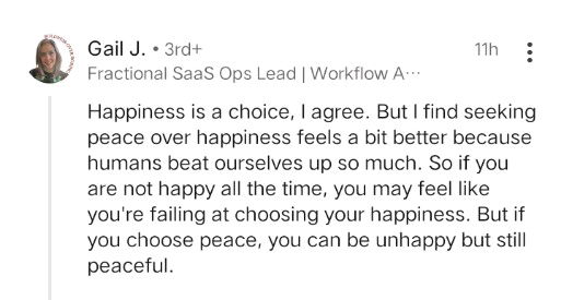 Peace over happiness ✨🤌📌