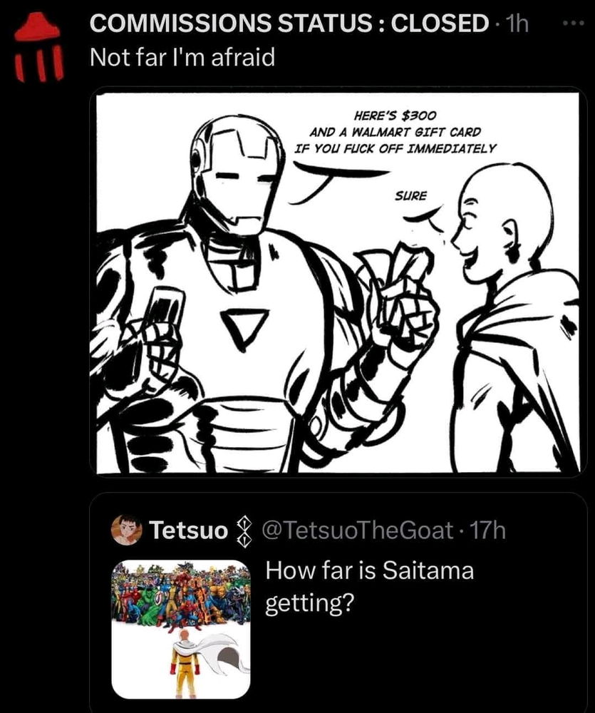 Saitama vs marvel