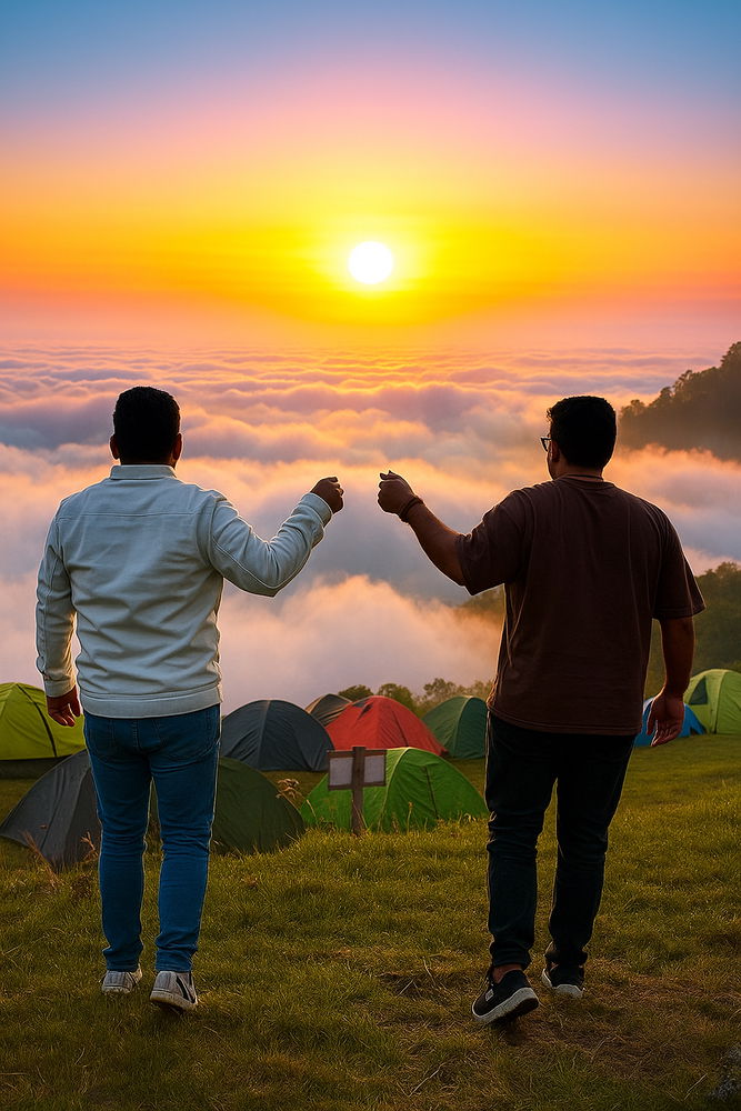 Acampar sobre las nubes es algo que deben hacer al menos una vez en su vida