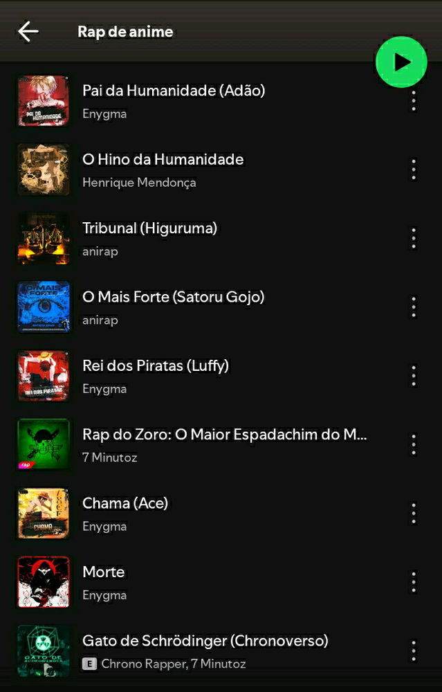 Rap de anime é tão bom...